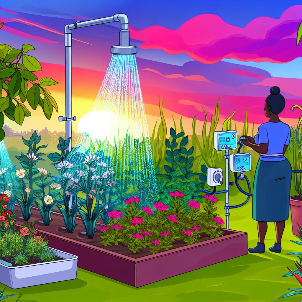 “Automated Garden Irrigation: Simplifying Watering for Busy Gardeners”