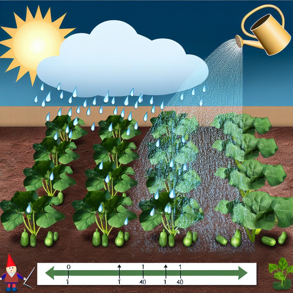 “How often should I water my vegetable garden?”