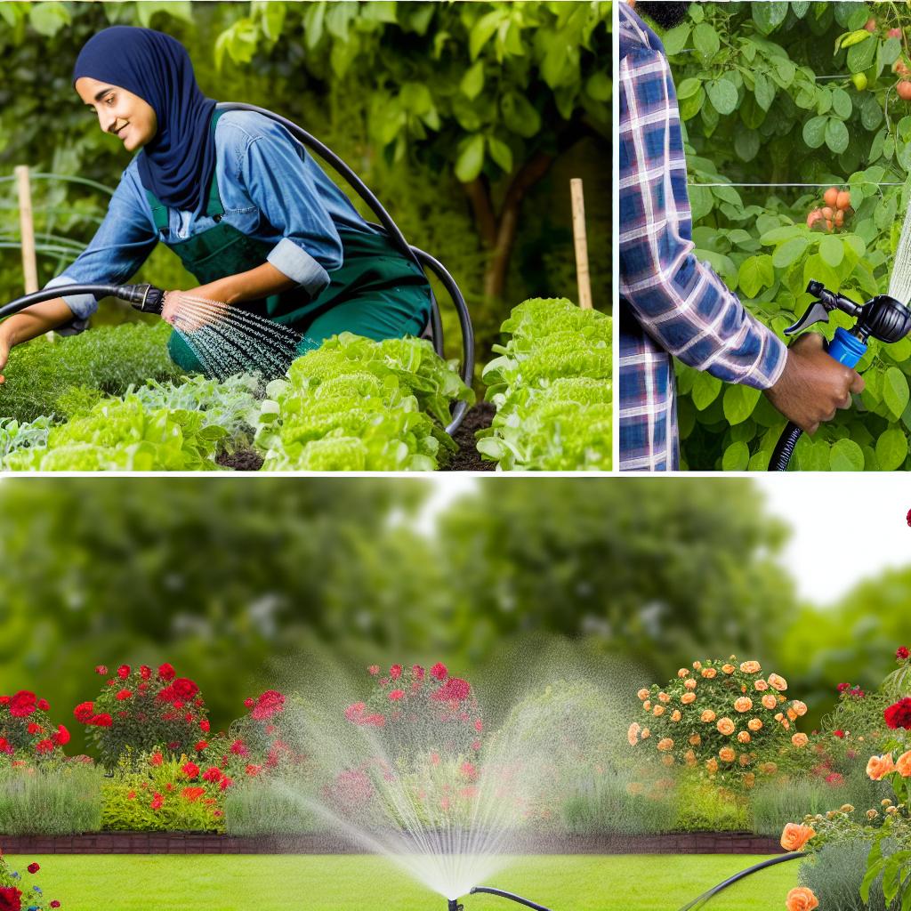 “Efficient Watering Techniques for Thriving Gardens: A Complete Guide”