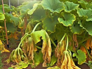 “Why are my squash plants wilting?”